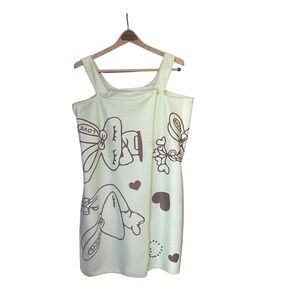 Sanrio My Melody After Shower/Beach Towel Wrap One Size Junior Green & Brown NWT